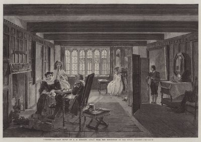 Schachmatt, nächster Zug, aus der Ausstellung der Royal Academy von John Callcott Horsley