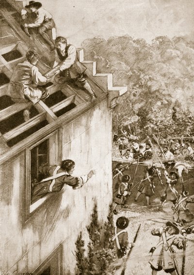 Der Angriff auf Dunkeld, 21. August 1689 von John Cameron