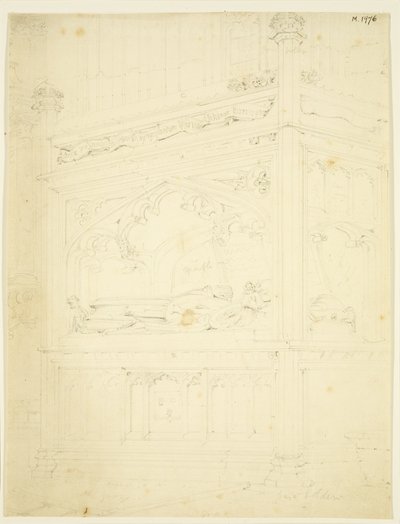 Denkmal für William Canynges in St. Mary Redcliffe von John Carter
