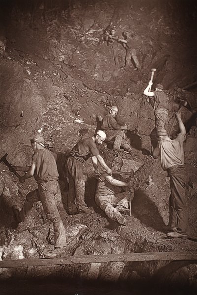 Unterhandstrossen, East Pool Mine, Illustration aus 