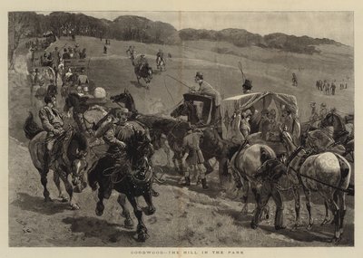 Goodwood, der Hügel im Park von John Charlton