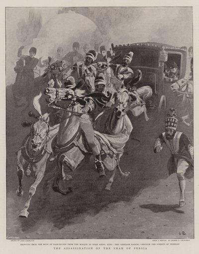 Die Ermordung des Schahs von Persien von John Charlton