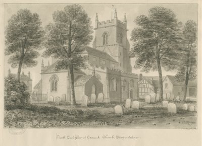 Cannock Kirche von John Chessell Buckler