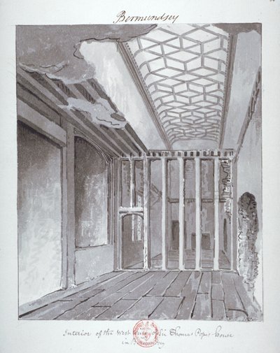 Innenansicht des Westflügels von Sir Thomas Pope