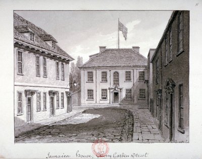 Jamaica House, Cherry Garden Street, Bermondsey, London, 1826 von John Chessell Buckler