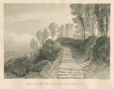 Droitwich - Dodderhill Kirche, 1833 von John Chessell Buckler