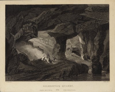 Gilmerton-Steinbruch von John Claude Nattes