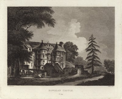Rowallan Castle von John Claude Nattes