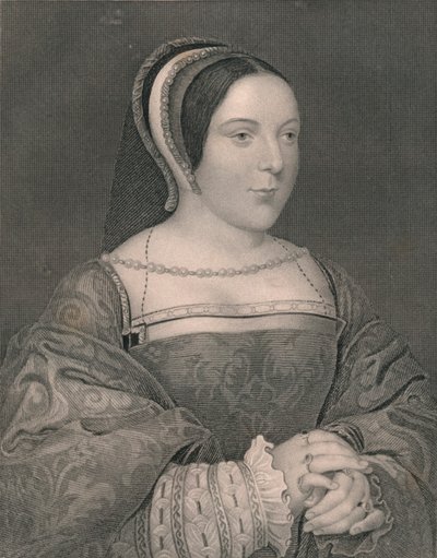 Margaret Tudor. Königin von Schottland, ca. 1525, frühes bis mittleres 19. Jahrhundert von John Cochran