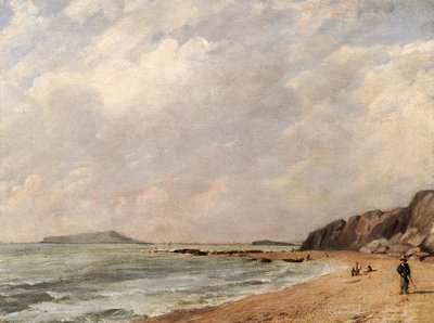 Ein Blick auf die Osmington Bay, Dorset, in Richtung Portland Island von John Constable