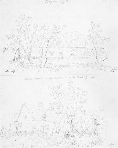 Eine verfallene Hütte in Capel, Suffolk von John Constable