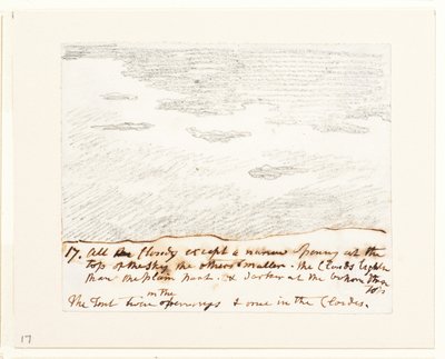 Wolkenstudie (nach Alexander Cozens