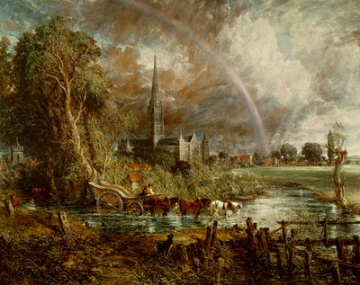 Kathedrale von Salisbury von den Wiesen aus, 1831 von John Constable