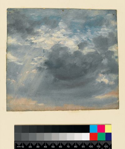 Himmelsstudie mit einem Sonnenstrahl von John Constable