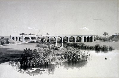 Avon Viadukt, Wolston, 2. Juli 1837 von John Cooke Bourne