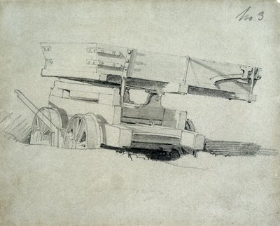 Kippwagen der Auftragnehmer, Nr.3, 1830er Jahre von John Cooke Bourne