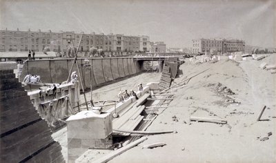 Hampstead Road Bridge, von der Camden-Seite, 11. August 1836 von John Cooke Bourne