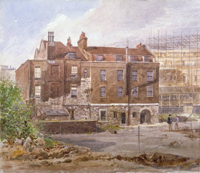 Ostfront des Almonry-Büros, Middle Scotland Yard, Westminster, London, 1884 von John Crowther