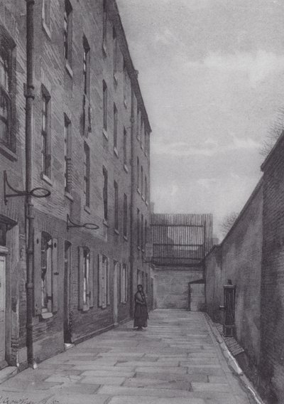 Verlorenes London: Marshalsea Place, Teil des Schuldgefängnisses von John Crowther