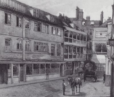 Verlorenes London: Hof des George Inn, Borough von John Crowther