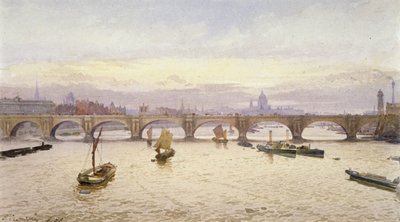 Waterloo-Brücke, London, 1888 von John Crowther