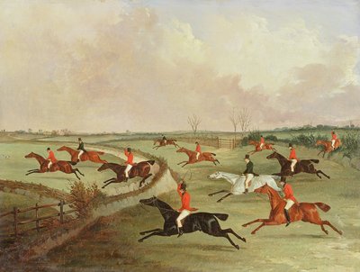 Die Quorn-Jagd in vollem Lauf: Zweite Pferde von John Dalby