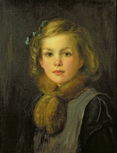 Porträt eines Mädchens von John Dalzell Kenworthy