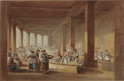 Der alte Fischmarkt, Sandhill, Newcastle upon Tyne von John Dobson