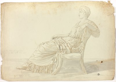 Antike Statue der Agrippina von John Downman