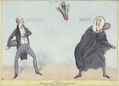 Ein politisches Federballspiel von John Doyle