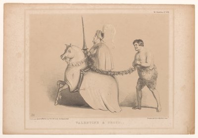 Karikatur mit Premierminister Robert Peel und Daniel O