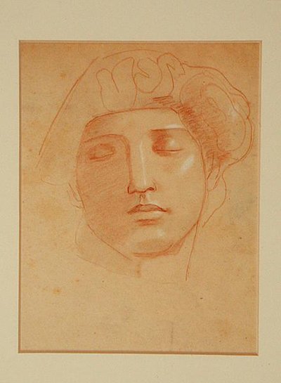 Kopf eines keltischen Gottes von John Duncan