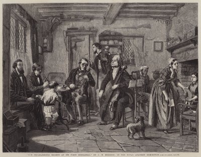 Unsere Philharmonische Gesellschaft bei ihrer ersten Probe von John Evan Hodgson