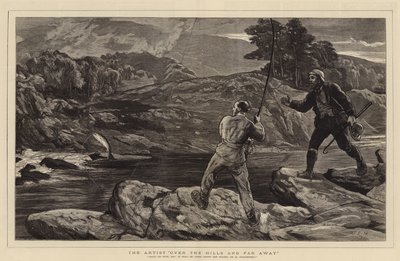 Der Künstler über die Hügel und weit weg von John Evan Hodgson