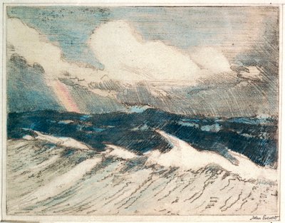 Meereslandschaft - blassblaue Brecher 5 
