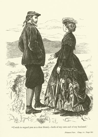 Illustration für Phineas Finn von Anthony Trollope von John Everett Millais
