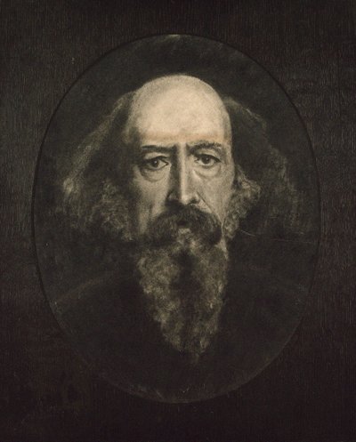 Porträt von Alfred, Lord Tennyson 1809-1892 von John Everett Millais