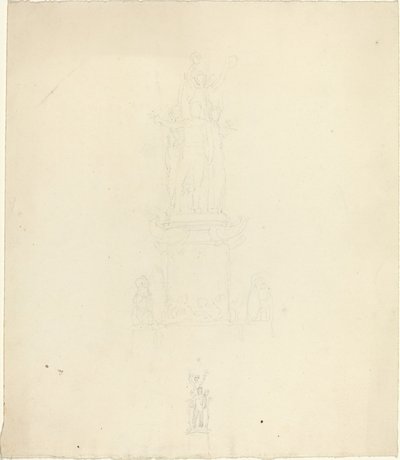 Entwurf für ein Denkmal oder Metallarbeit von John Flaxman