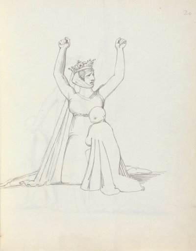 Mrs. Siddons als Constance von John Flaxman