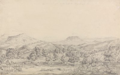 Gesamtansicht des Tempels des Apollo Epicurius in Bassai, Phigalea von John Foster