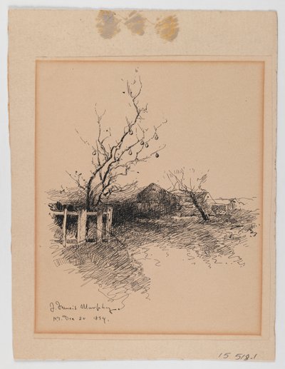 Landschaft, N.Y., 20. Dezember 1894 von John Francis Murphy