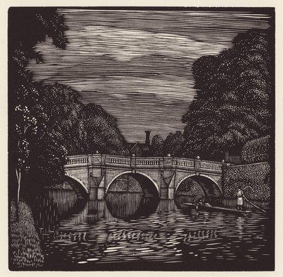 Cambridge: Clare Bridge von John Frederick Greenwood