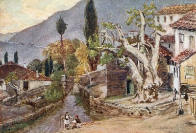 Andritsaena. Der Ruheplatz für den Tempel des Apollo in Bassae von John Fulleylove