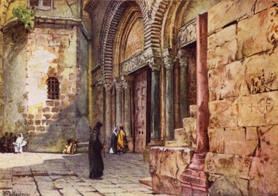 Eingang zur Grabeskirche von John Fulleylove