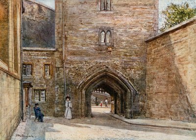 Tor zum Bloody Tower, mit Eingang zum Juwelenhaus von John Fulleylove