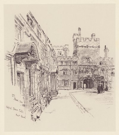 Jesus College von John Fulleylove