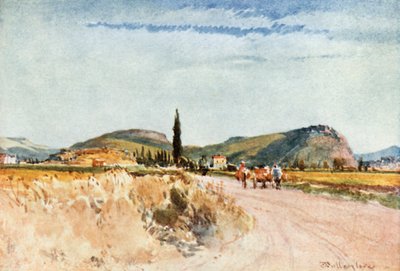 Nauplia und Tiryns von der Straße nach Argos von John Fulleylove