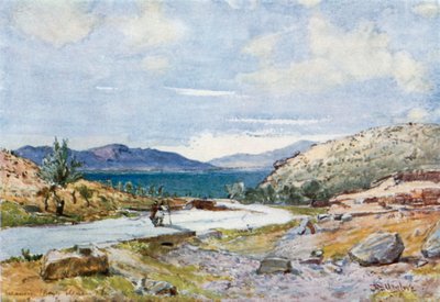 Heilige Straße von Athen nach Eleusis (Blick auf Salamis) von John Fulleylove