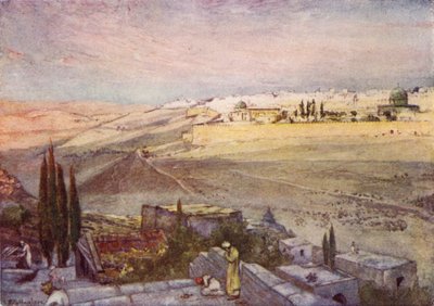 Sonnenaufgang vom Ölberg von John Fulleylove