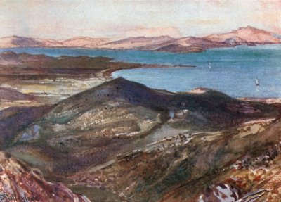 Das Schlachtfeld von Marathon vom Berg Pentelikon von John Fulleylove